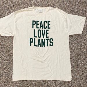 NWOT Peace Love Plants Graphic T-Shirt ONE 2XL + ONE  3XL Left